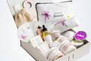 lavender bath & body gift basket spa set