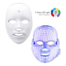 7-in-1 led light therapy face mask colors