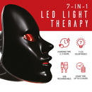 7-in-1 led light therapy face mask home use